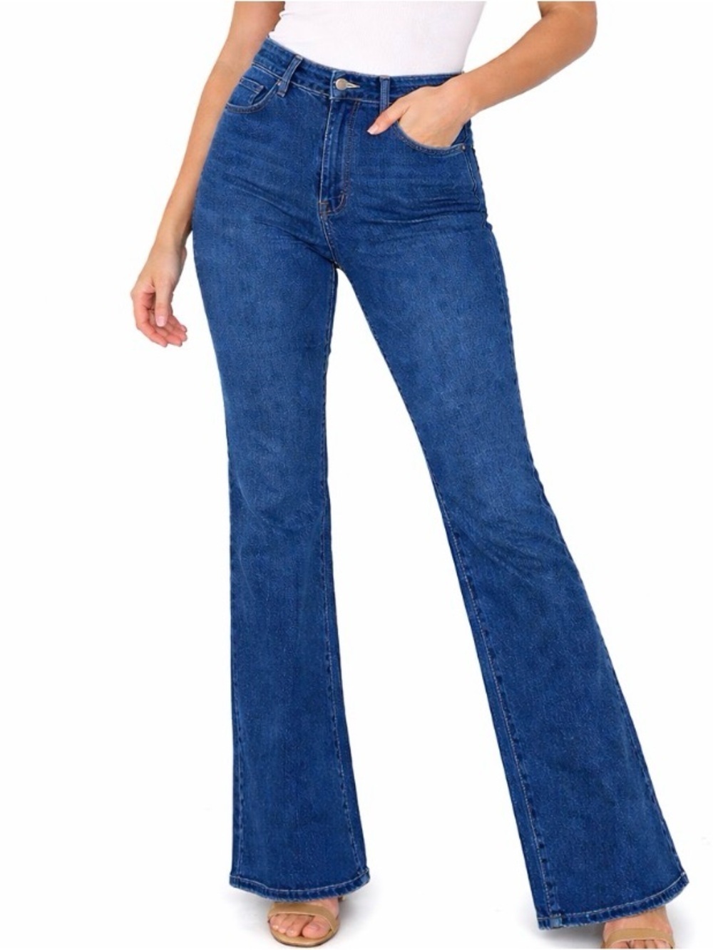 Tommy Hilfiger mid rise flare leg 70's inspired SZ 5 bootcut with stretch